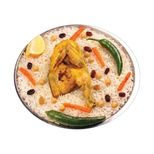 نصف دجاجة — كبسة برية
