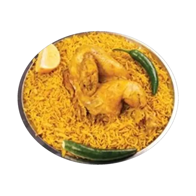 نصف دجاجة — كبسة دجاج